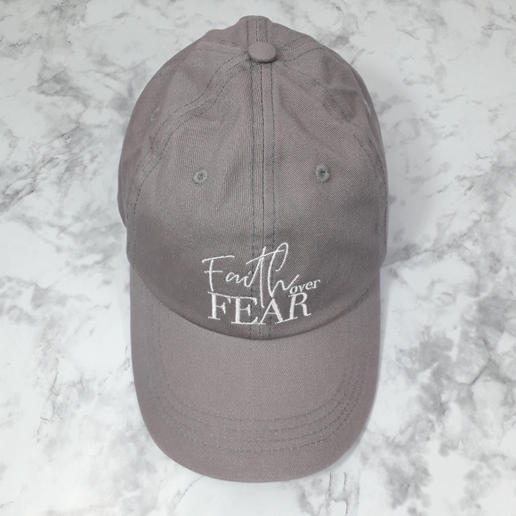 Faith Over Fair Trendy Baseball hat Breathable %100 Cotton material - Picture 7 of 13